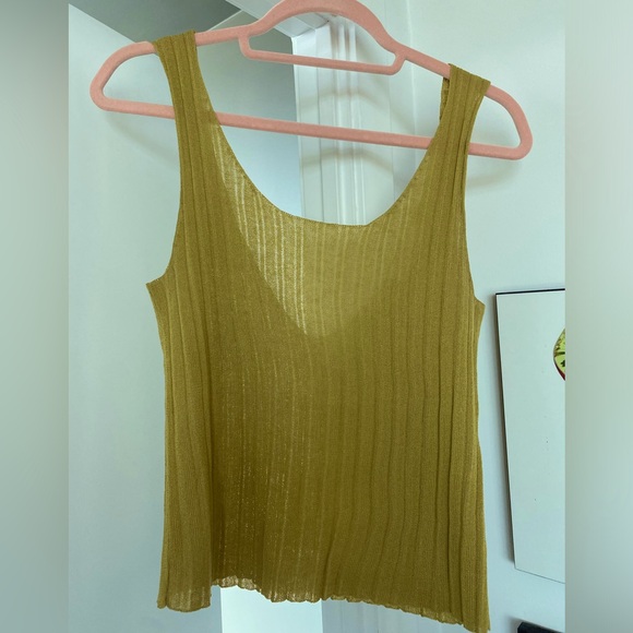 OAK + FORT Tops - Oak + Fort Ribbed Knit Tank